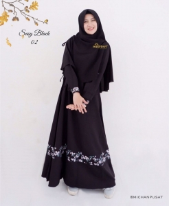 Sasy Seri BUNGA 02 black