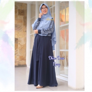 Dhira Dress Navy