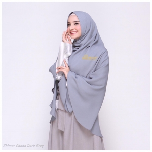 Khimar Caca Dark Grey