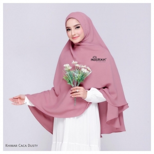 Khimar Caca Dustypink