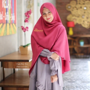 Khimar Caca Fuschia