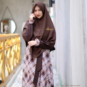 Khimar Taro Coklat