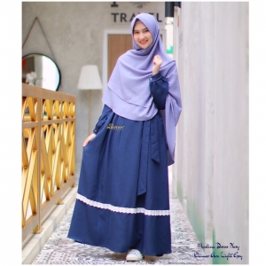 Madina Dress Navy
