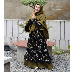 Kirana Dress Michan Seri B Black