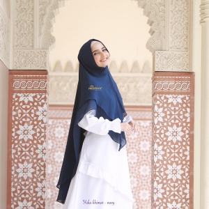 Khimar Yuka Navy