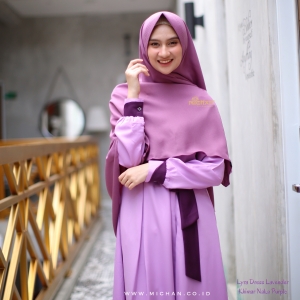 Khimar Naka Grape Purple