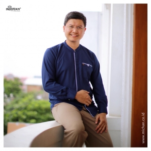 Koko D Lengan Panjang Navy