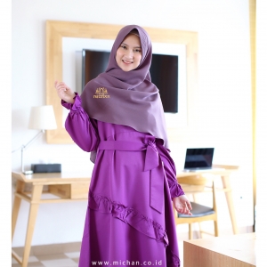 Khimar Naka Mauve