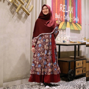 Kirana Flowery Marun