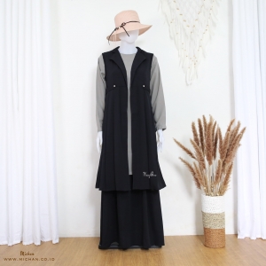 Cardigan Oblong Black