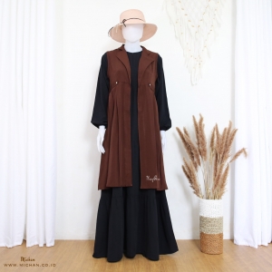 Cardigan Oblong Brown
