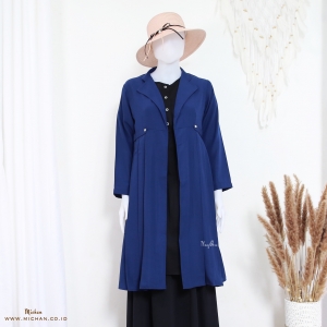 Cardigan LENGAN Navy