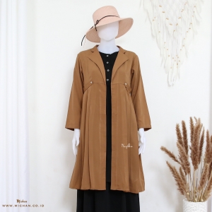 Cardigan LENGAN Peanut