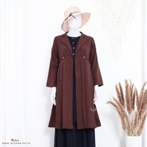 Cardigan LENGAN Brown