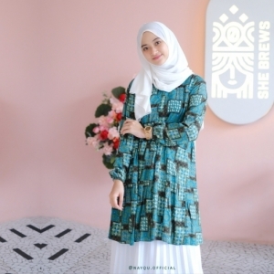 NAYQU Safwah Batik Green
