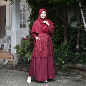 Brokat Raya Michan Marun