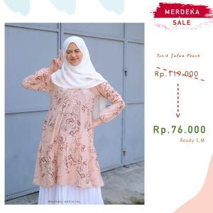Tunik Safwa 07 Peach