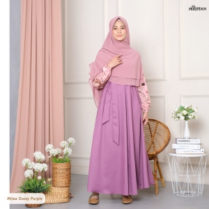 Milea Dress Dusty Purple