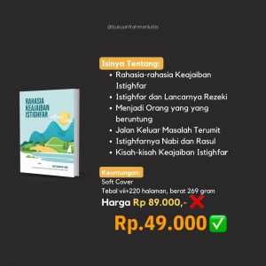 BUKU Keajaiban Istighfar