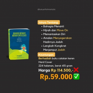 BUKU Bahagia Menanti Cinta
