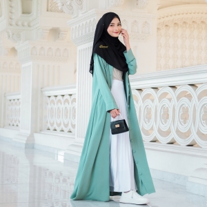 Button Abaya Michan Mint