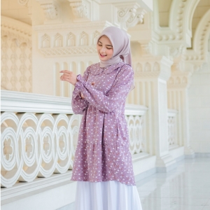 Tunik Safwah Michan DustyPurple