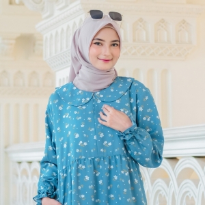 Tunik Safwah Michan Biru