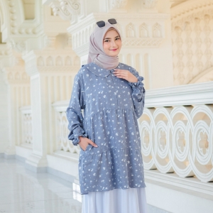 Tunik Safwah Michan Grey