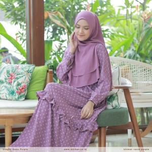 Khimar Rania Purple