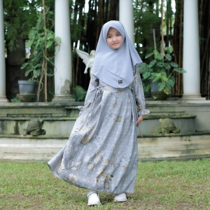 KID Hawwa Etnik Maxmara Grey