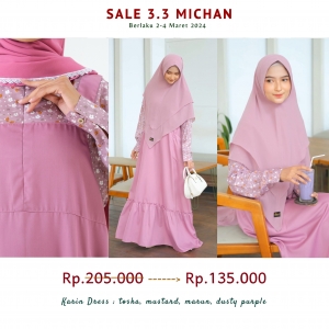 Karin Dress Dusty purple