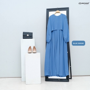 Keira Dress Blue Denim