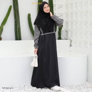 OVERALL Alika Black Grey