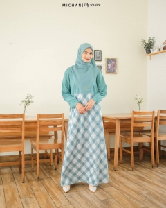 Lily Square GREEN toska