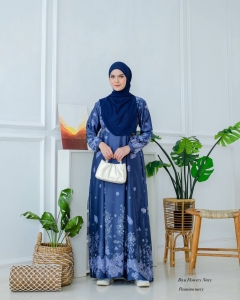 Biya Flowery Dress NAVY