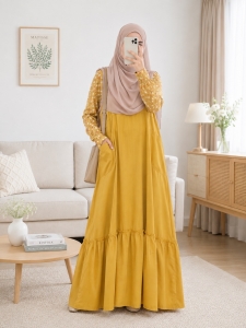 Karin Dress Mustard
