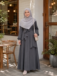 MICHAN Camilia Dress Grey